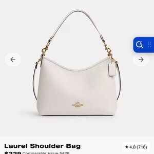 Coach Laurel Shoulder Bag - Cream